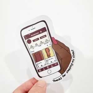 LB014.1 Poshmark App Sticker [Price Firm]